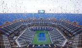 US Open: Rain suspends opening day's play, Federer match postponed