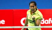 Saina edges past Schenk as Hyderabad storm into IBL final