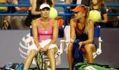 US Open: Hingis serves up double disappointment on return