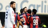 Bologna's Diamanti relieves pressure on under-fire Pioli