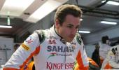 Sutil back at the wheel in Force India F1 test