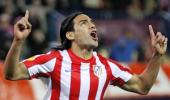 Falcao keeps 10-man Atletico perfect at home