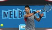 Photos: Djokovic faces tough first round