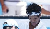 PIX: Drama unfolds as Somdev goes down fighting at Oz Open