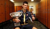 'Fortunate' Djokovic shows the fun side of a sweet life