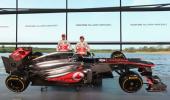 Photos: McLaren present new car with a blast from the past