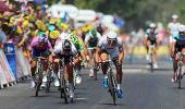 Tour de France: Kittel pips Cavendish to take stage 12