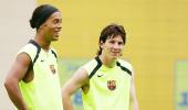 Ronaldinho helped me settle at Barca: Messi