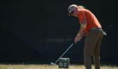 British Open: Jimenez takes clubhouse lead, Woods lurks