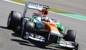 British GP: Sutil sets 2nd fastest time on 3rd day of testing