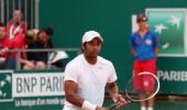 Paes, Jelena in mixed doubles 2nd round of French Open