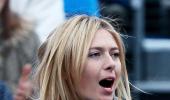 Sharapova's support spurs boyfriend to win at Queens