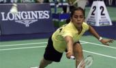 Saina knocked out of Indonesia Super Series