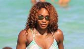 Serena Williams shows off bikini body on holiday