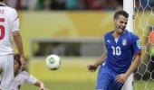 Confederations Cup: Italy overhaul Japan to reach semis