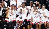 Lebron James leads Heat to consecutive NBA championship