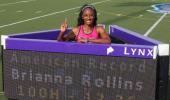 Rollins equals fourth-fastest hurdles time