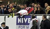 Serie A: Pazzini brace helps Milan leapfrog Lazio