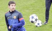 CL Photos: Barca look to Messi to inspire fightback