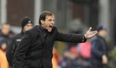 Milan coach Allegri rues missed chances against Barca