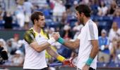 Indian Wells: Murray ousted by Del Potro, Djokovic cruises