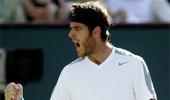 Del Potro ends Djokovic's unbeaten run, meets Nadal