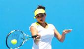 Photos: Sania keeps Indian hopes alive in Miami