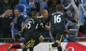 Late Watson goal gives Wigan FA Cup triumph over Man City