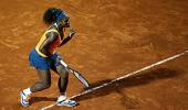 Rome: Serena slays Robson; Djokovic, Federer cruise