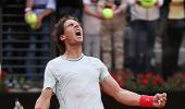 Nadal survives Gulbis scare, Williams advances