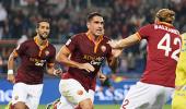 Roma set record with 10th straight Serie A win