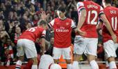 Wenger delights in Arsenal's pedigree as top dogs