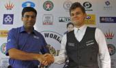 Anand shows his cards; Carlsen refuses