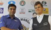 Anand-Carlsen start with a draw at World Chess Championship