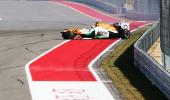 US GP: Sutil crashes, Di Resta in 15th as Force India return pointless