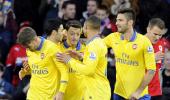 EPL: Ramsey's brace helps Arsenal go seven clear