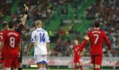 WC qualifier: Was Ronaldo's Portugal booking deliberate?