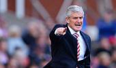 Stoke manager Hughes to not contest FA charge