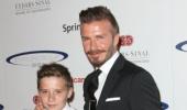 David, Brooklyn Beckham involved in a car crash