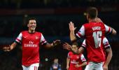 PHOTOS: Ozil sizzles for Arsenal; Barca struggle