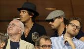Friends 'Ross', DiCaprio watch as Serena storms into US Open semis