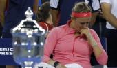 Gallant Azarenka feels pain of US Open defeat once more