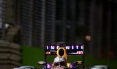 F1: Vettel dominates Singapore practice