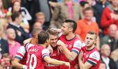 EPL: Ramsey to the party again as Arsenal rocket to top