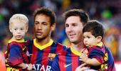 Messi says emotional goodbye to Neymar