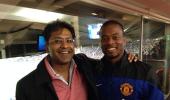 PHOTO! Lalit Modi hangs out with Manchester United's Patrice Evra