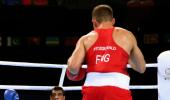 CWG PHOTOS: Vijender settles for silver as Indian boxers fail to win gold