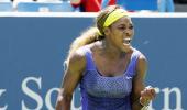 Serena battles past Stosur in Cincinnati; Kvitova knocked out