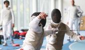 War-ravaged Syrian fencer cuts a lonely figure at Youth Olympics