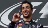 Ricciardo wins at Spa after title rivals collide